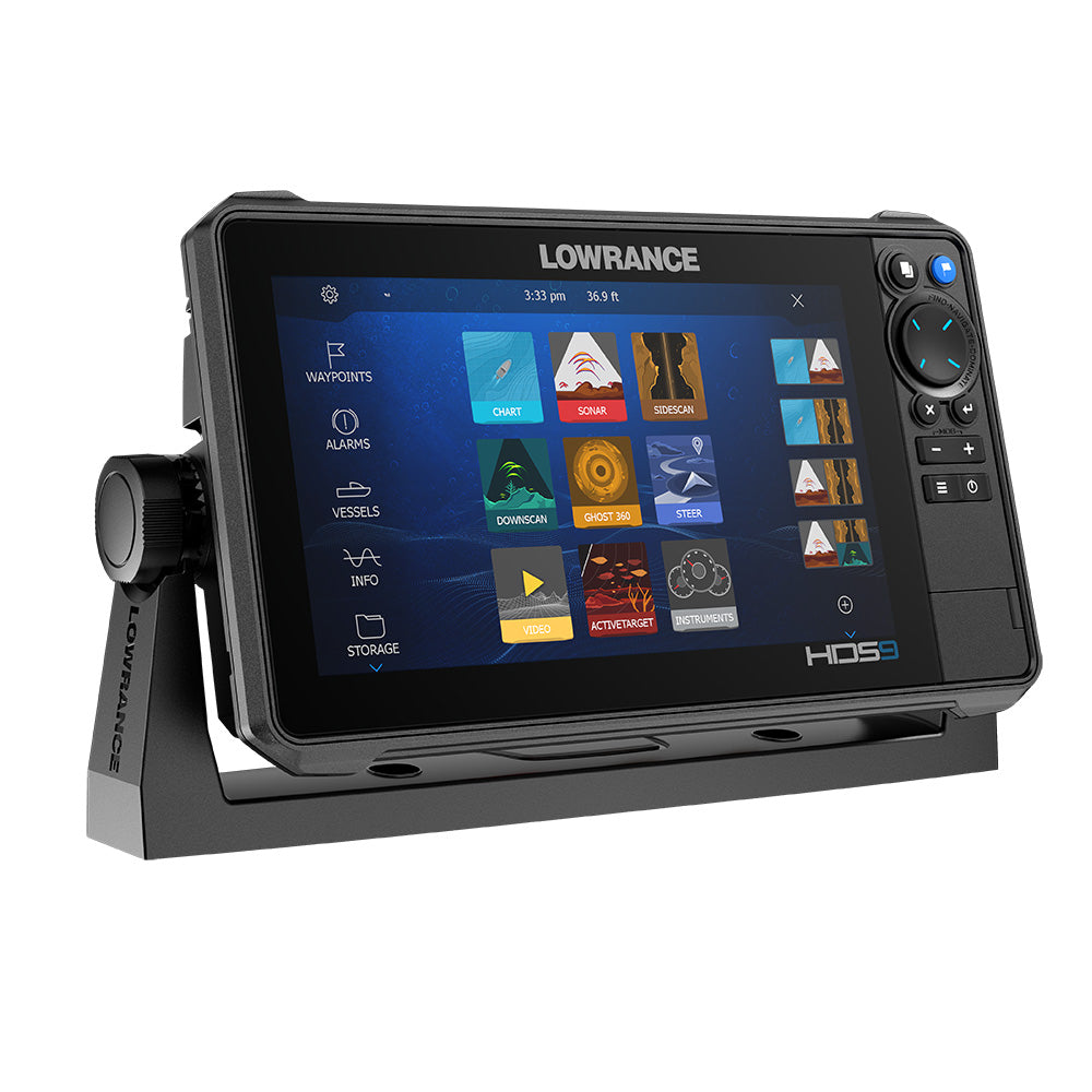 LOWRANCE HDS PRO 9 - W/ PRELOADED C-MAP DISCOVER ONBOARD & ACTIVE IMAGING HD TRANSDUCER