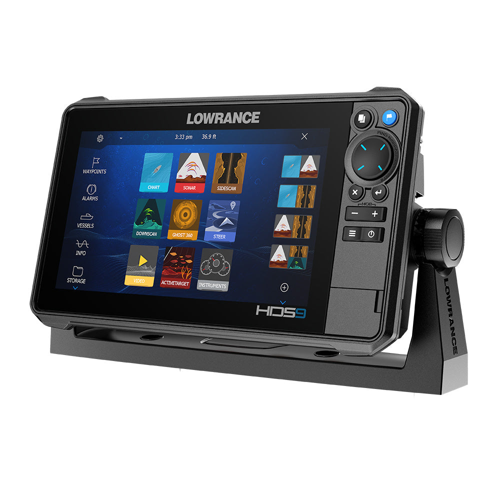 LOWRANCE HDS PRO 9 - W/ PRELOADED C-MAP DISCOVER ONBOARD & ACTIVE IMAGING HD TRANSDUCER